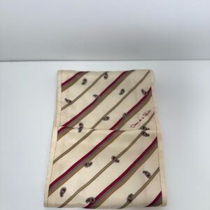 Vintage Oscar de la Renta silk and wool  Scarf